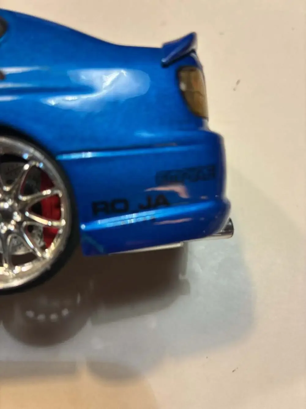 JADA IMPORT RACER LEXUS IS 300 IS300 1:24 WHITE WITH SPOILER